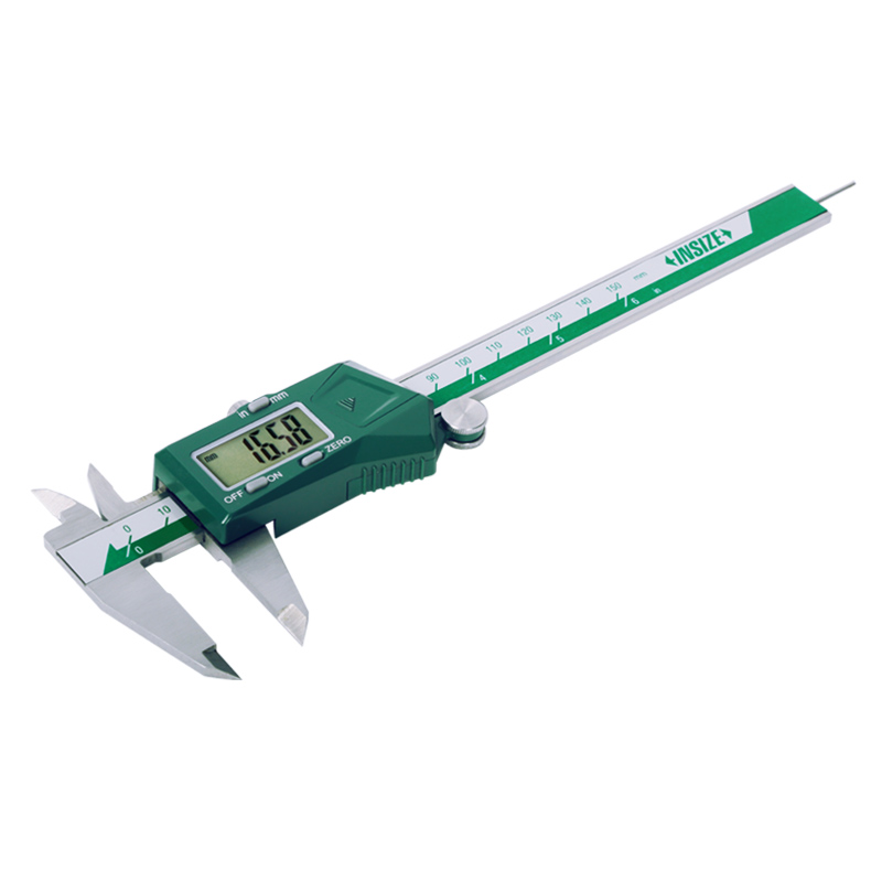 Digital Calipers With Round Depth Bar