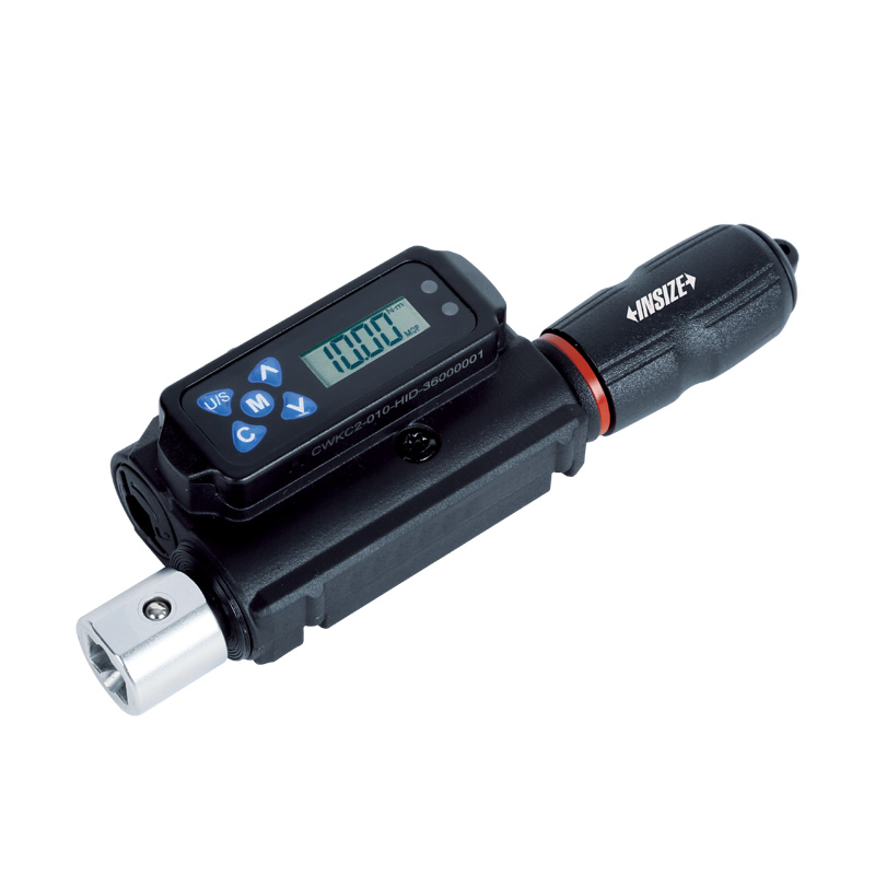 Interchangeable Head Wired Transmission Preset Digital “Click” Torque Wrenches (Mini Type)